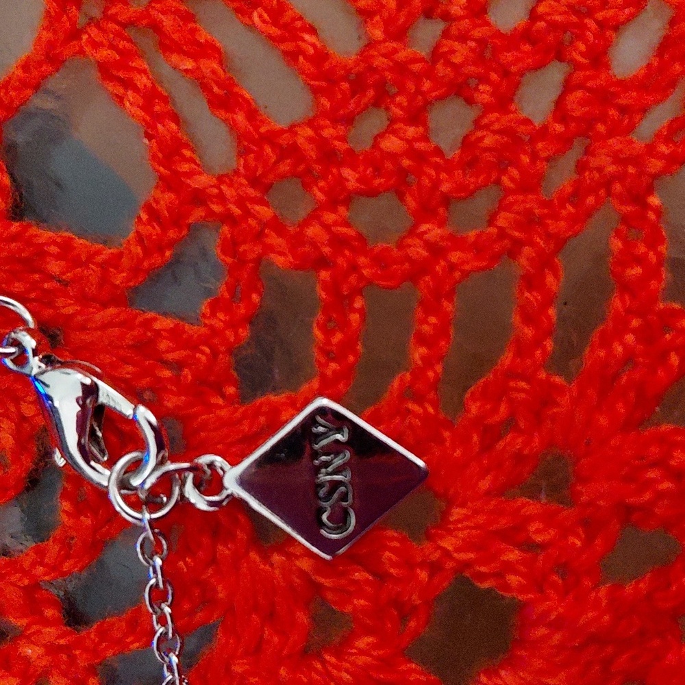 Silver Square Neclace - Picture 3 of 4